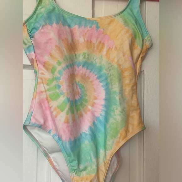 BNWT! STONEY CLOVER LN X TARGET, PASTEL, TIE DYE, CHEEKY, HIGH - LEG, ONE PIECE - Picture 5 of 16